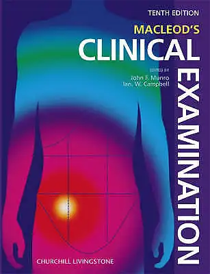 £8.25 • Buy Macleod's Clinical Examination, Munro, John F. & Campbell, Ian W., Used; Good Bo