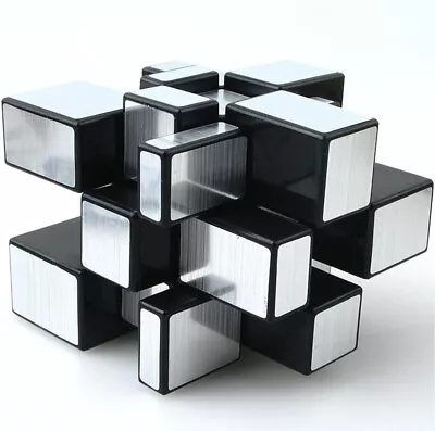 TANCH Mirror Speed Magic Cube 3X3 Puzzle For Children & Adults Silver • $16.90