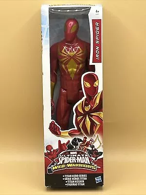 Marvel Ultimate Spider-Man Web-Warriors Iron Spider Boxed 2014 Hasbro Figure • £7.50