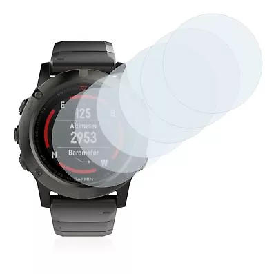 Garmin Fenix 5X (51mm)  Smart Watch 6x Transparent ULTRA Clear Screen Protector • $22.79