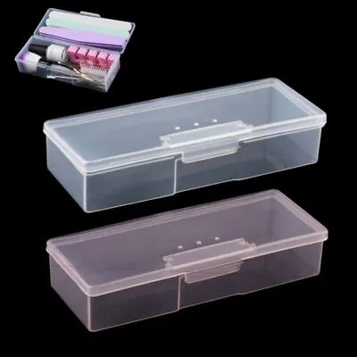 File Packaging Case Nail Art Storage Box Container Nail Accessories Organizer • £4.76