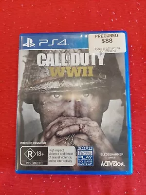 PS4 Game Call Of Duty WWII • $20