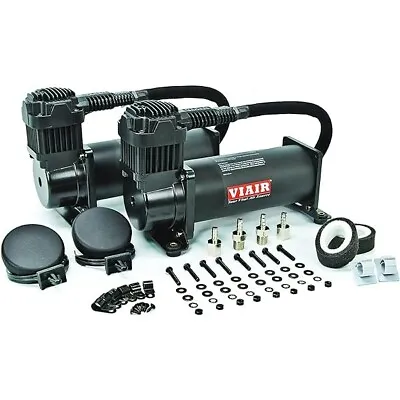 Viair 444c Dual Pack Stealth Black Air Ride Suspension Compressor On Board Air • $349.95