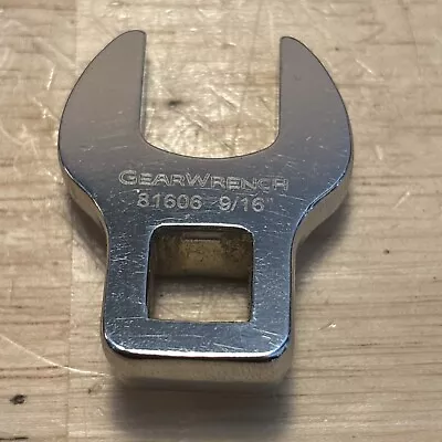 Gearwrench 9/16  Crowfoot Wrench 3/8  Drive 81606 • $14.99