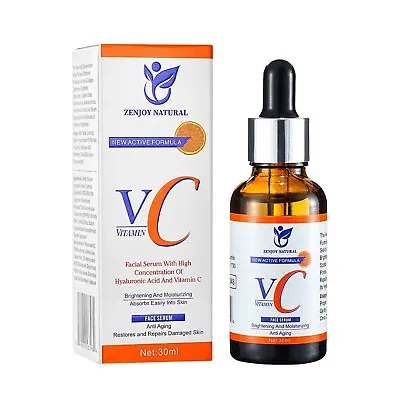 Vitamin C Anti-Aging Organic Serum For Face With Hyaluronic Acid Best Skin 1oz • $9.99