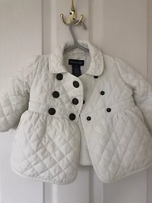 Ralph Lauren  Ivory Quilted Coat/jacket Size 9 Months • £9.99