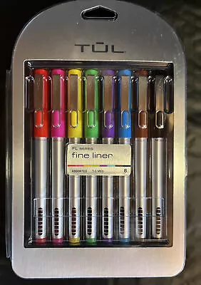 $14 • Buy TUL Fine Liner Felt-Tip Pens Medium Point 1.0 Mm Assorted Ink Colors 8 Pack NEW!