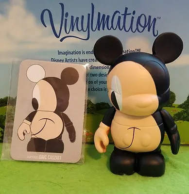 DISNEY VINYLMATION Park - 3  Urban Set 6 Sideways Mickey Mouse With Card • $5.99