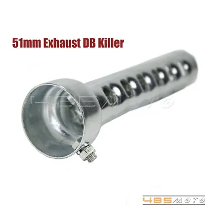 Universal Motorcycle 51mm/2 Inch Exhaust Can DB Killer Silencer Insert Baffle • $29.80
