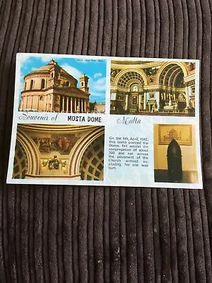£0.99 • Buy Souvenir Of Mosta Dome Malta Postcard