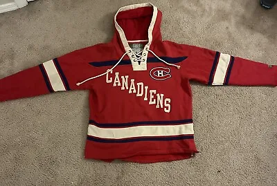 Vintage Montreal Canadians Old Time Hockey Causeway Collection Men’s Pullover M • $49.99