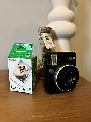 Fujifilm Instax Mini 70 Black Instant Camera With 10x Film • £40