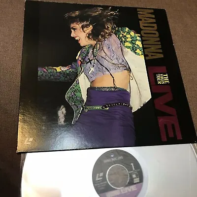 MADONNA The Virgin Tour Live JAPAN Laser Disc LD 07JL-38105 W/ PS No OBI FreeSH • $39.99