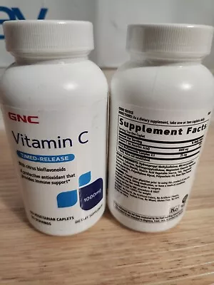 (2) GNC Vitamin C Timed Release 90x2 Antioxidant Immune Support Lot Of 2  • $22.94