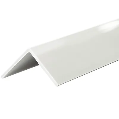 £9.99 • Buy PVC Corner Angle Trim Corner 90 Degree Angle Trim**2x1 Metre**WHITE**ALL SIZES**
