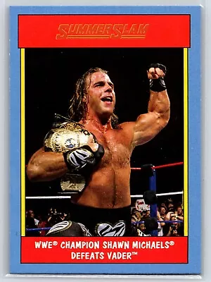 2017 Topps Heritage WWE Summer Slam #17 Shawn Michaels Wrestling Card • $1.99