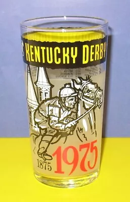 Vintage 1975 Kentucky Derby Official Frosted Mint Julep Glass Churchill Downs • $8.99