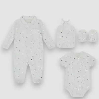 $158 Marie Chantal Baby Boy's Blue Star & Crown Pajama Set Size 6M • $50.78