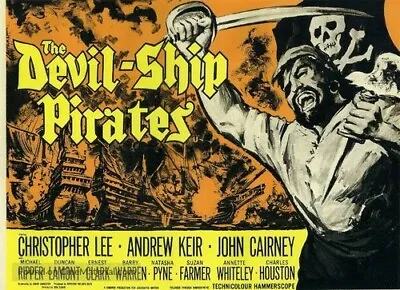 £3.65 • Buy Devil Ship Pirates 1964 Dvd Christopher Lee Copy Of Public Domain Film Disc Only