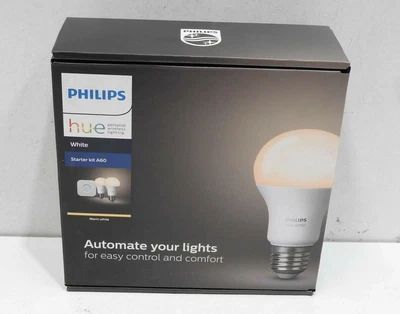 $107.99 • Buy Philips Hue White Starter Kit A60 | 2x Bulbs | Bridge