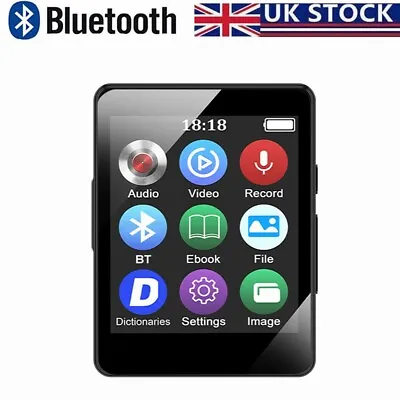 Mini Portable Bluetooth MP3 Player Voice Recorder HIFI Music Built In Speaker UK • £13.99