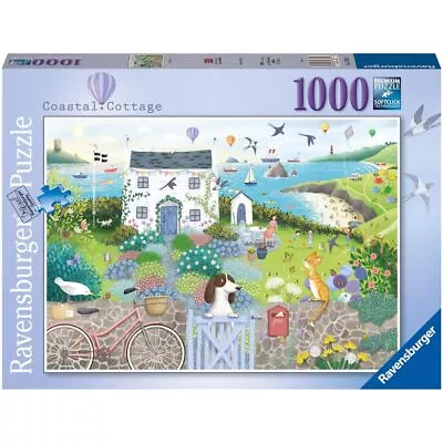 Ravensburger Coastal Cottage 1000 Piece Jigsaw Puzzles For Adults And Kids Age 1 • $30.16