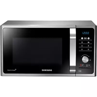 Samsung MS23F301TAS Solo Microwave With Healthy Cooking 800W 23 Litre Silver • £24