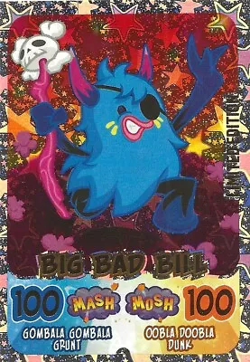 Moshi Monsters  Limited Edition Big Bad Bill  Foil  Card Moshling Madness • $3.69