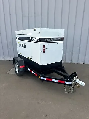 MQ MultiQuip WhisperWatt 25 KVA 20 Kw Towable Generator DCA-25SSIU4F 2487 HRS • $15950