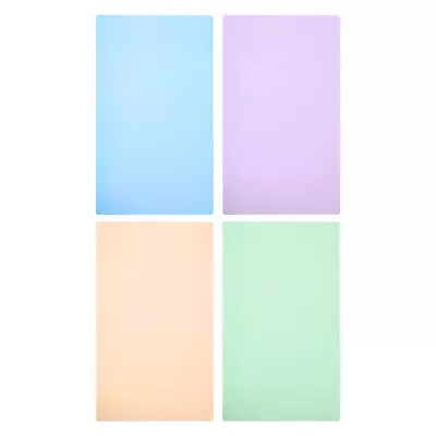 4pcs A4 Size Correction Lighting Gel Filter Film Sheet Colored Overlay 4 Colors • £9.36