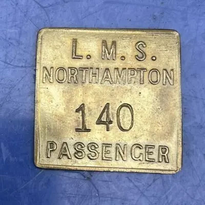 London Midland Scottish Northampton Passenger Brass Paycheck • £4.99