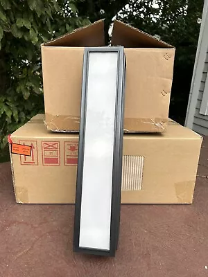 Pair Of Restoration Hardware Union Filament Sconce Lights Matte Black Milk Glass • $250