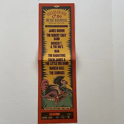 VTG Original James Brown Robert Cray Booker T War The Radiators 1994 Los Angeles • $33.50