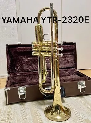 Yamaha YTR-2320E Bb Trumpet Brass Used With Hard Case From Japan • $259