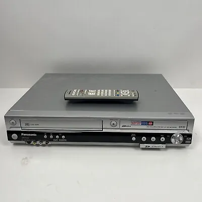 £5 • Buy Panasonic DMR-EZ45V DVD Recorder/VCR Combi, Freeview HDMI