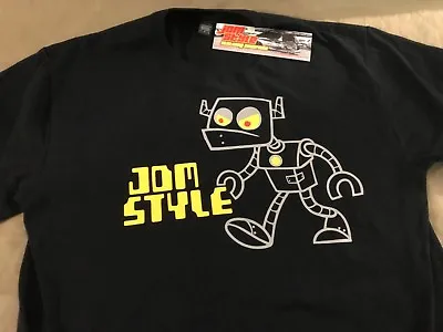Jdm Style Retro Robot Logo T-shirt - Honda Civic Integra Ek Eg Ef Si Fr-s Evo • $19.99