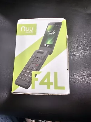 NUU Mobile F4L LTE GSM/Verizon Unlocked Flip Phone - Black • $54.99