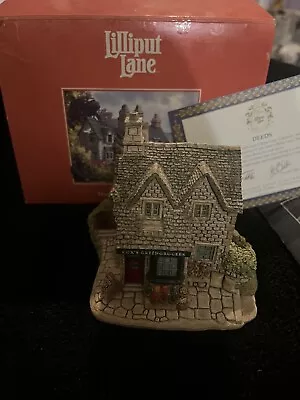 The Greengrocers Lilliput Lane Ornament Boxed And Deeds • £5