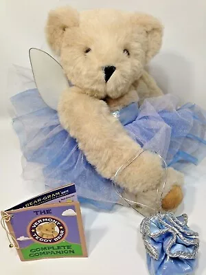 Vermont Teddy Bear Good Wishes Plush Jointed Stuffed Animal Fairy Angel Wings  • $59