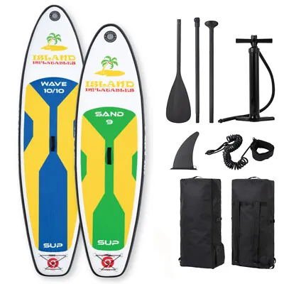 2 X SUP Package 1 X  9ft KID's 1 X 10ft MEN's INFLATABLE STAND UP PADDLE BOARD • $914