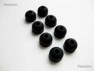 8s BLACK SMALL (S) ADAPTERS EARTIPS EARGELS FOR MOTOROLA S9 S10 HEADSETS • $12.99
