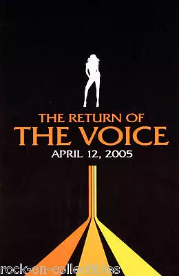 Mariah Carey 2005 The Voice Original Promo Poster • $34.99