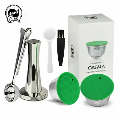 Portable Steel Reusable Refillable Coffee Pod Capsule For Dolce Gusto Machine • $15.36