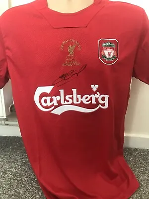 £164.99 • Buy Steven Gerrard Signed Liverpool 2005 Replica Shirt 