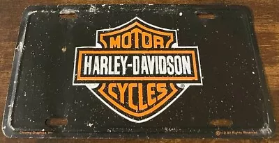 Vintage Harley-Davidson Cycles Booster License Plate • $11.99