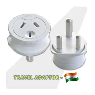 $14.95 • Buy Travel Adapter Power Adaptor Socket To Plug Australia AU To India/South Africa