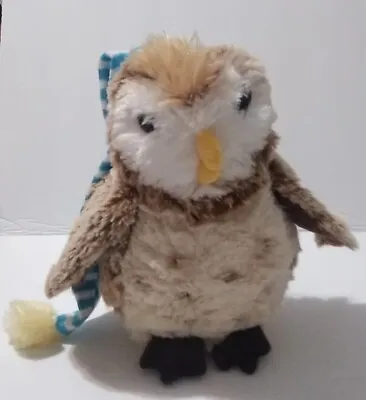 Douglas Cuddle Toys Plush Millie The Barn Owl 8  Stuffed Animal Beige & Brown • $9.95