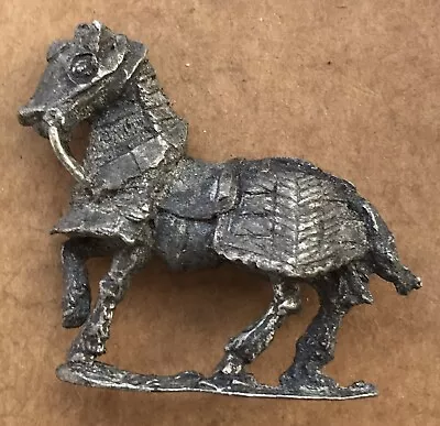 Vintage Wargames 25mm Historical “ Armoured Knight’s Horse “ ! • $5.04