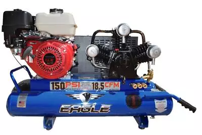 Eagle Compressor Portable Gas Wheel Barrow Air Compressor 10 Gallon 9Hp • $2208.99