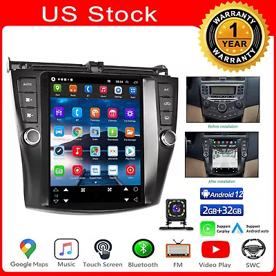 For Honda Accord 2003-2007 Apple CarPlay Android 13 9.7  Car Stereo Radio GPS FM • $185